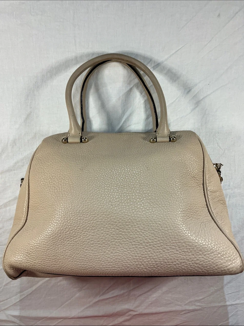 kate spade Charles Street Brantley Leather Satchel in Pebble Preppy Minimalist